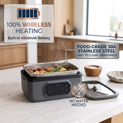 Cordless Self-Heating Lunchbox