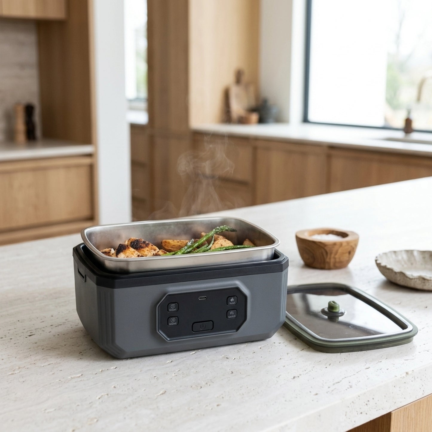 Cordless Self-Heating Lunchbox