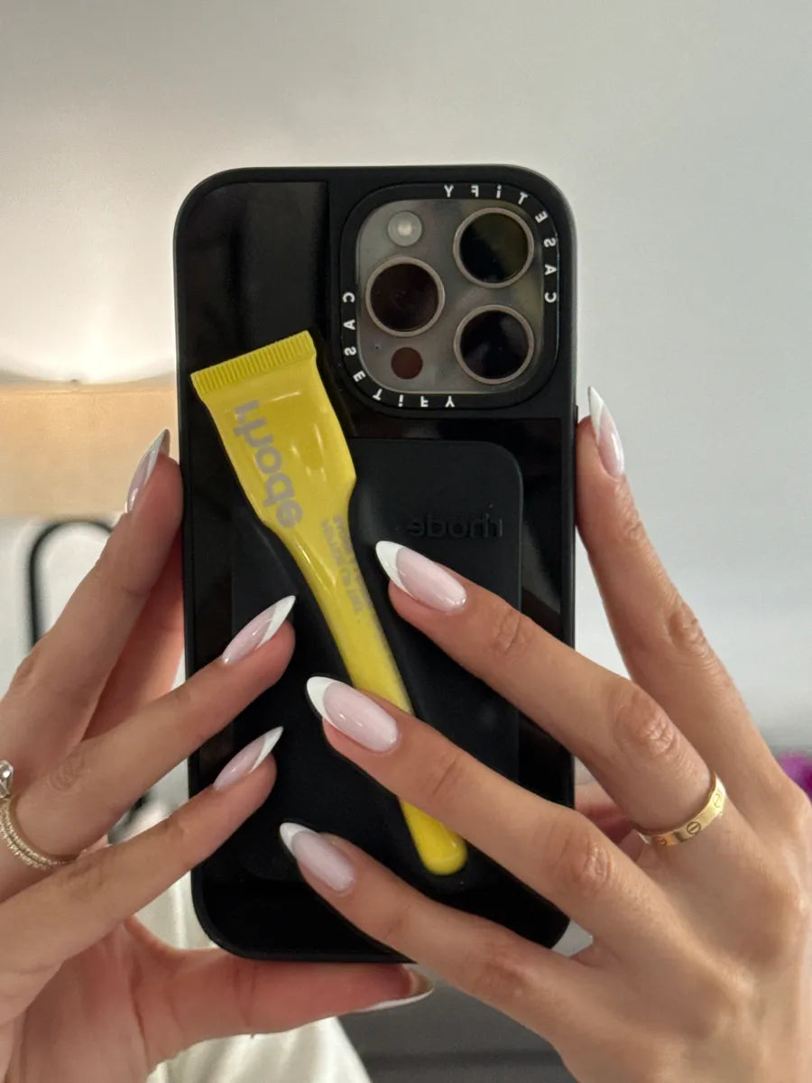 Customer photo of the snap-on lip case